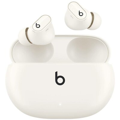 Beats Studio Buds Plus HiFi In Ear fejhallgató Bluetooth® Stereo Krém-fehér Noise Cancelling, mikrofon zajelnyomás Töltőtok, Izzadásálló, Vízálló