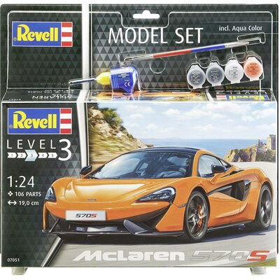 Revell 67051 McLaren 570S Autómodell építőkészlet 1:24