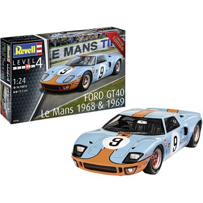 Revell RV 1:24 Ford GT 40 Le Mans 1968 1:24 Autómodell