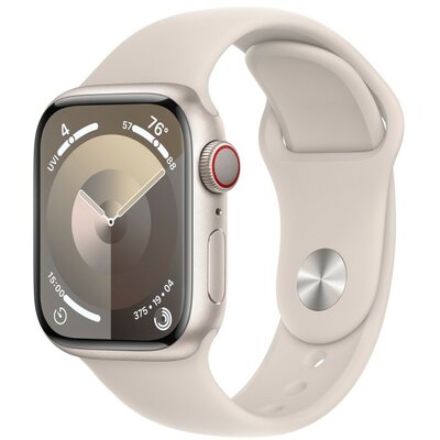 Apple Watch S9 Cellular 41mm fényes Alu tok,fényes sport szíj