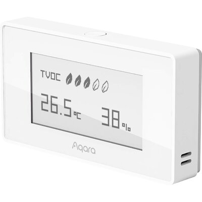Aqara Vezeték nélküli hőmérséklet- és légnedvesség érzékelő AAQS-S01 Fehér Apple HomeKit