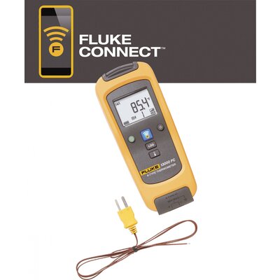 Fluke FLK-t3000 FC Hőmérséklet mérőműszer Kalibrált (ISO) -200 - +1372 °C Adatgyűjtő funkció