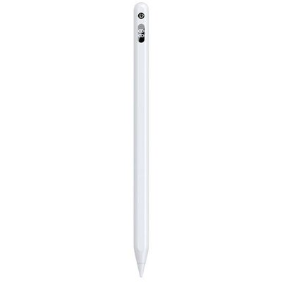 DUX DUCIS Stylus - fehér ceruzatoll pen iPad-hez vezeték nélküli töltéssel és tápellátás kijelzővel