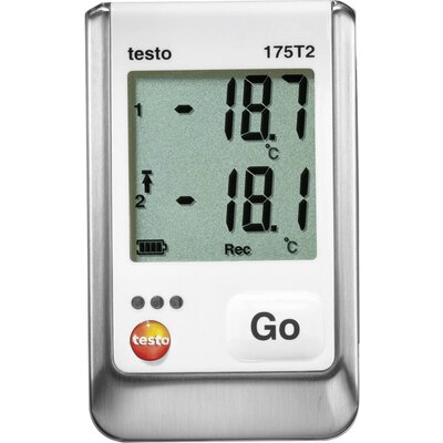 testo 0572 1752-ISO 175 T2 Hőmérséklet adatgyűjtő Kalibrált (ISO) Mérési méret Hőmérséklet -40 - +120 °C