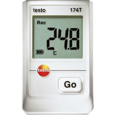 testo 0572 1560-ISO 174T Hőmérséklet adatgyűjtő Kalibrált (ISO) Mérési méret Hőmérséklet -30 - +70 °C
