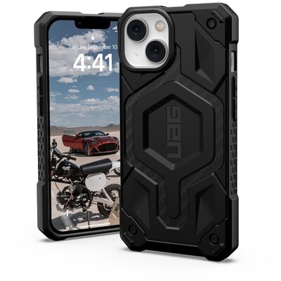 ( UAG ) Urban Armor Gear Monarchtok IPHONE 14 PLUS compatible with MagSafe carbon fiber