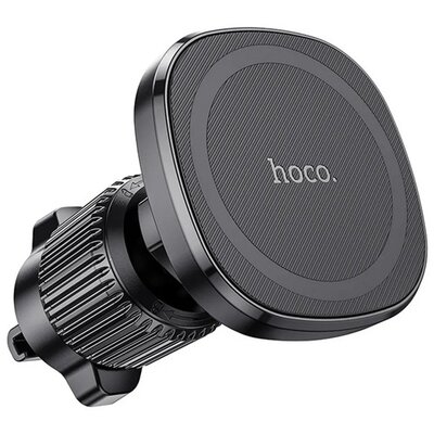 HOCO H34 HOCO CHEETAH autós tartó (szellőzőre, mágneses, 360°, 4.5-7" méret) FEKETE [Honor Magic6 Pro 5G]