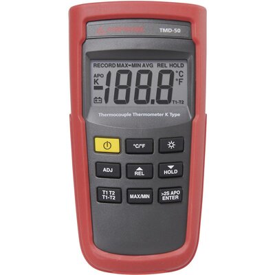Beha Amprobe TMD-50 Hőmérséklet mérőműszer Kalibrált (ISO) -60 - +1350 °C Érzékelő típus K