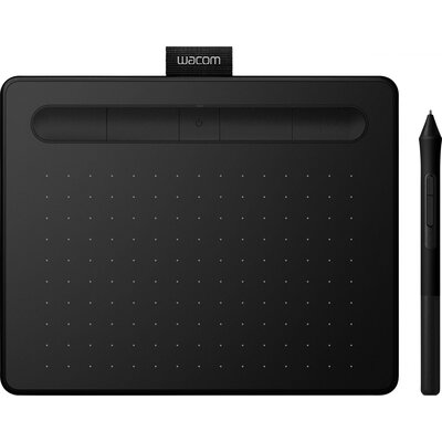 Kreatív digitalizáló tábla digitális tollal, Wacom Intuos Comfort PB S, fekete