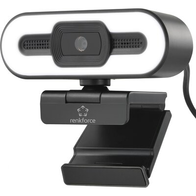 Webkamera 2592 x 1944 pixel, csíptetős tartó, Renkforce RF-WC-200
