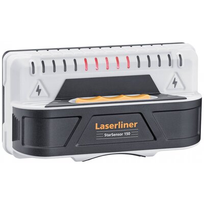 Laserliner Helymeghatározó StarSensor 150 080.977A Keresési mélység (max.) 40 mm Alkalmas Fa, Feszültségvezető vezeték, Vastartalmú fém