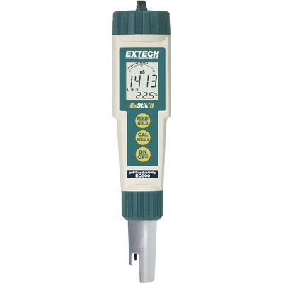Extech EC500-ISO Klór fotométer Kalibrált (ISO) Oldott részecskék (TDS), Vezetőképesség, pH érték, Sótartalom, Hőmérséklet
