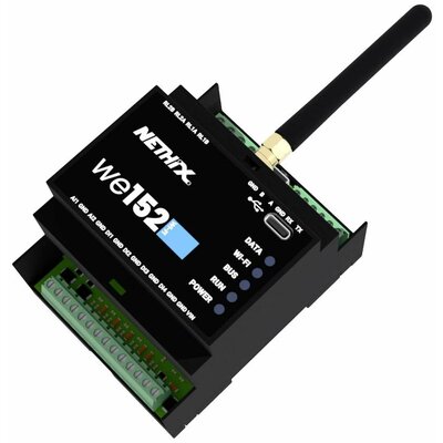 Nethix 90.01.020 WE152 LTE Adatgyűjtő modul Bemenetek: 2 x Kimenetek száma: 2 x 32 V/DC 1 db