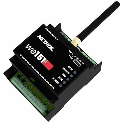 Nethix 90.01.010 WE151 LTE Adatgyűjtő modul Bemenetek: 2 x Kimenetek száma: 2 x 32 V/DC 1 db