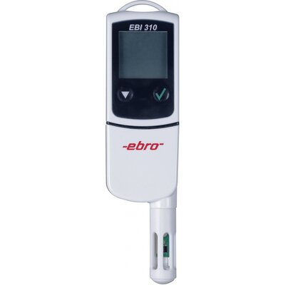 ebro 1340-6336 EBI 310 TH Multi adatgyűjtő Mérési méret Hőmérséklet, Légnedvesség -30 - 75 °C - 100 % rF