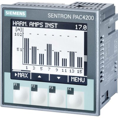Siemens 7KM4212-0BA00-3AA0 Digitális beépíthető mérőműszer Max. 3 x 690/400 V/AC
