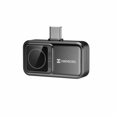 HIKMICRO Mobiltelefon hőkamera Kalibrált (ISO) -20 - 350 °C 256 x 192 Pixel 25 Hz USB-C® csatlakozó Android készülékekhez