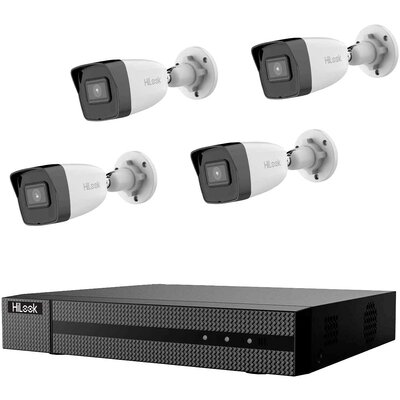 HiLook IK-4248BH-MH/P IK-4248BH-MH/P LAN IP-Megfigyelő kamera készlet4 csatornás4 db kamerával3840 x 2160 pixel