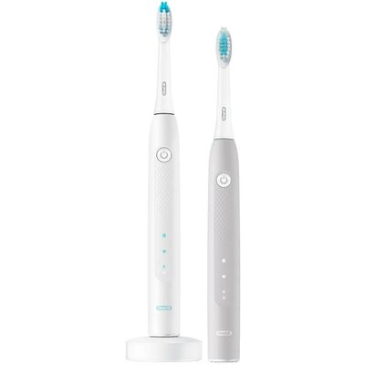 Oral-B Pulsonic Slim Clean 2900 170393 Elektromos fogkefe Ultrahangos fogkefe Szürke, Fehér