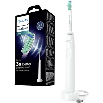 Philips Sonicare 2100 HX3651/13 Elektromos fogkefe Ultrahangos fogkefe Fehér