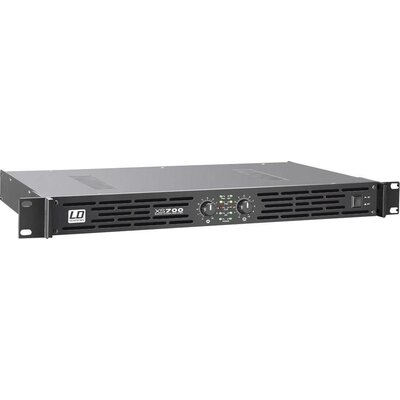 LD Systems LDXS700 Nagy teljesítményű erősítő RMS teljesítmény kimeneti csatornánként 4 Ohm-nál: 350 W