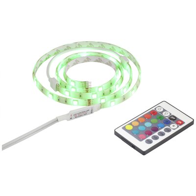 Komplett RGB LED szalagkészlet USB csatlakozással 5 V 150 cm, Sygonix SY-5225288