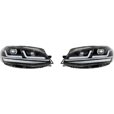 OSRAM LEDHL109-BK LHD LEDriving® Black Edition Első fényszóró, Távolsági fényszóró, Nappali fényszóró Volkswagen Golf