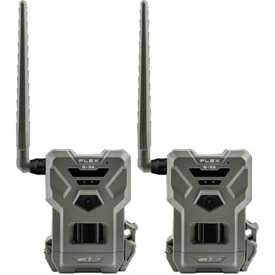 Spypoint FLEX E-36 Twin Pack Vadmegfigyelő kamera 36 Megapixel GPS geotag funkció Szürke-olaj