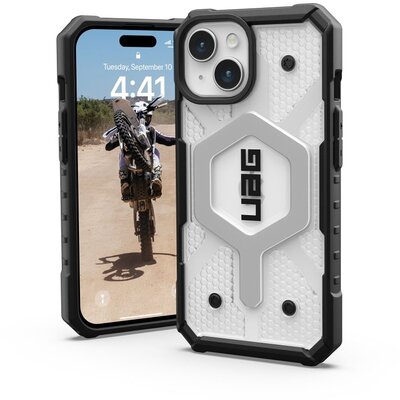 ( UAG ) Urban Armor Gear Pathfinder compatible with Magsafe tok IPHONE 15 ice
