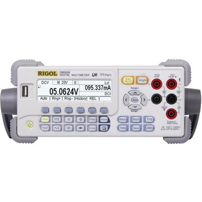 Rigol DM3058E Asztali multiméter Kalibrált (ISO) digitális CAT II 300 V Kijelző (digitek): 200000