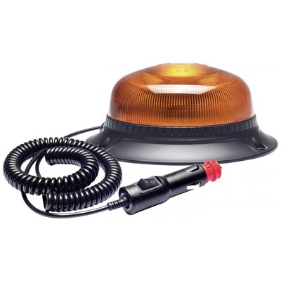 Berger & Schröter Körkörös lámpa LED Mini RKL Magnet 20302 12 V/DC, 24 V/DC Mágneses talp, Csavaros szerelési mód Narancssárga