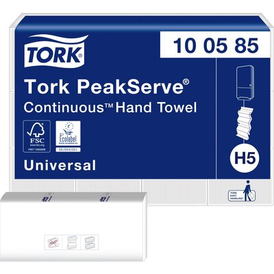 TORK 100585 PeakServe® Papír kéztörlők Fehér 4920 db