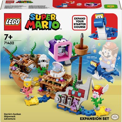 71432 LEGO® Super Mario™ Dorrie és az elsüllyedt hajó bővítőkészlet