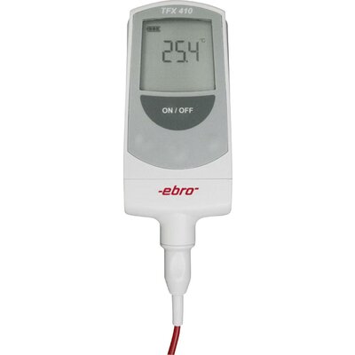 ebro TFX 410 Beszúrós hőmérő Kalibrált (ISO) Mérési tartomány, hőmérséklet -50 - 300 °C Érzékelő típus Pt1000 HACCP konform