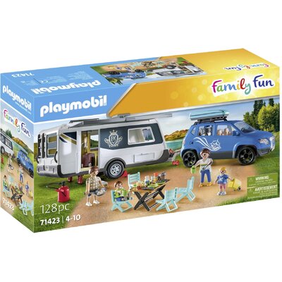 Playmobil® Family Fun lakókocsi autóval 71423