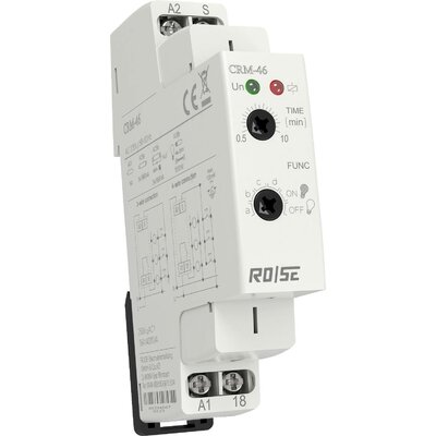 Rose LM CRM-46 CRM-46 Lépcsőház világítás automata 230 V/AC 1 db Időtartomány: 30 mp - 10 perc 1 váltó
