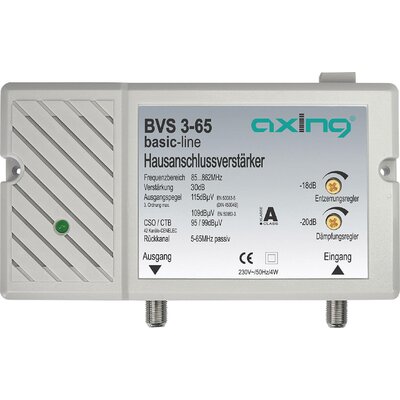 Kábel TV erősítő Axing BVS 3-65 30 dB