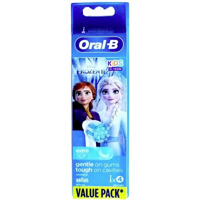 Oral-B EB10S-4 Frozen Feltűzhető fogkefe elektromos fogkeféhez 4 db Fehér