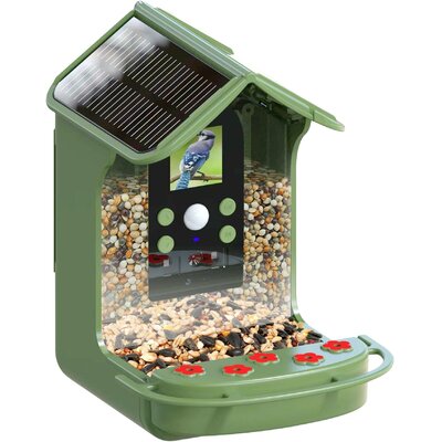 Easypix BirdyCam madár megfigyelő kamera takarmányadagolóval Zöld