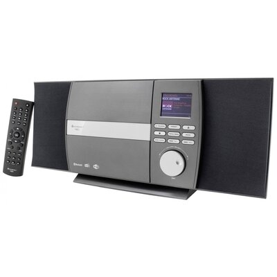 soundmaster ICD1010AN CD-s internetrádió Internet, DAB+, URH CD, USB, Bluetooth®, WLAN, Internetrádió Táviránytóval Antracit/fekete