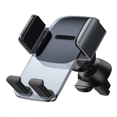 BASEUS SUYK000101 BASEUS EASY CONTROL autós tartó (műszerfalra, szellőzőre, tapadókorongos, 360°, 4.7-6.7" méret) EZÜST [Motorola Moto G24]
