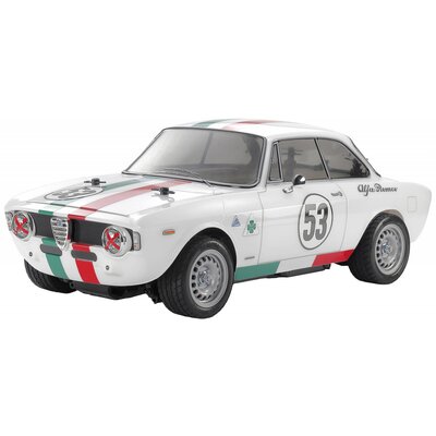 Tamiya 1:10 RC modellautó Elektro Rally Alfa Romeo Giulia Spr. Club építőkészlet