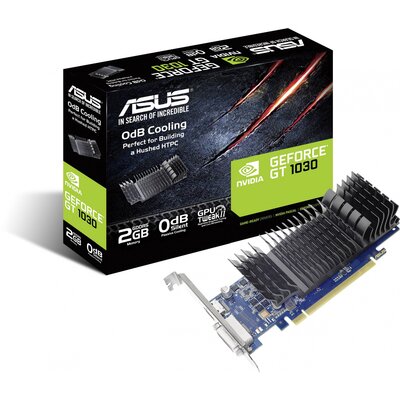 Asus Grafikus kártya Nvidia GeForce GT1030 2 GB GDDR5-RAM PCIe HDMI™, DVI Passzív hűtésű