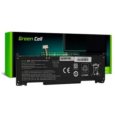 GREEN CELL HP191 GREEN CELL Li-Polymer akkumulátor (11,4V, 3550mAh, HP ProBook 430 G8 440 G8 445 G8 450 G8 630 G8 640 G8 650 G8) FEKETE