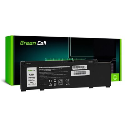 GREEN CELL DE155 GREEN CELL Li-Polymer akkumulátor (11,4V, 4100mAh, Dell G3 15 3500 3590 G5 5500 5505 Inspiron 14 5490) FEKETE