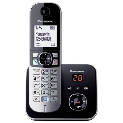 PANASONIC KX-TG6821BLB PANASONIC KX-TG6821BLB telefon készülék (vezeték nélküli, üzenetrögzítő) EZÜST