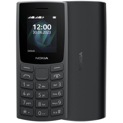 NOKIA 1GF018UPA1L08 NOKIA 105 4G 2023 mobiltelefon (Dualsim) FEKETE