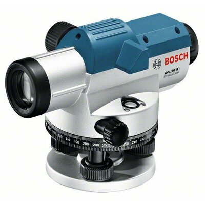 Bosch Professional GOL 20 G Optikai szintező készülék Hatótáv (max.): 60 m Optikai nagyítás (max.): 20 x