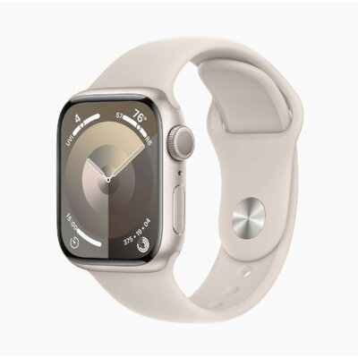Apple Watch S9 GPS 41mm Alumínium tok,Csillagfény sport szíj M/L