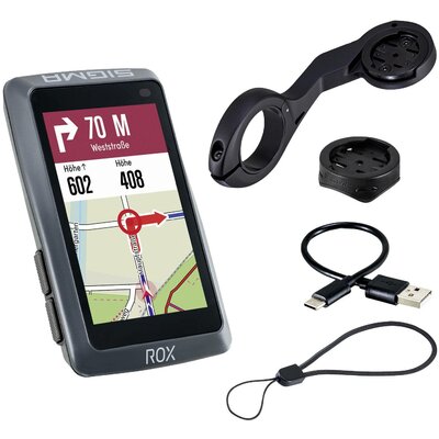 Sigma ROX 12.1 EVO Basic Set - Night Grey Kerékpár navigáció Kerékpár Európa Bluetooth®, GPS, GLONASS